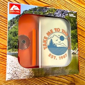 Ozark Trail Stainless Steel Flask Set Includes Funnel